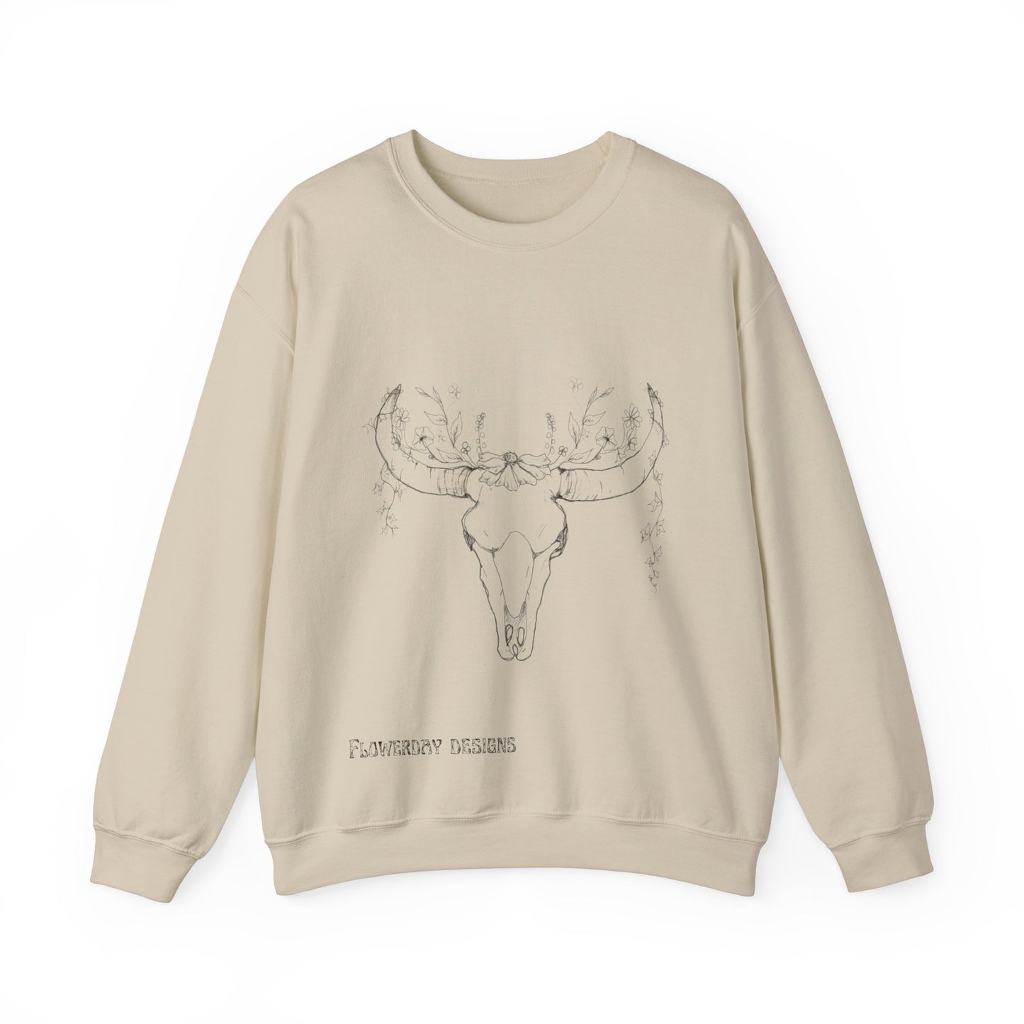 Stag and Flower sweatshirt